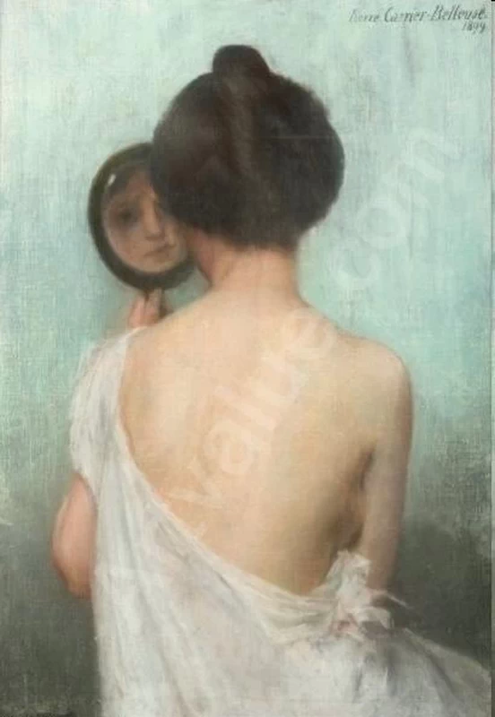 Donna allo specchio